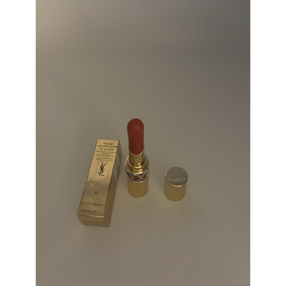 Yves Saint Laurent Rouge Volupte Shine Oil In Stick – Coral Aviator Brand New